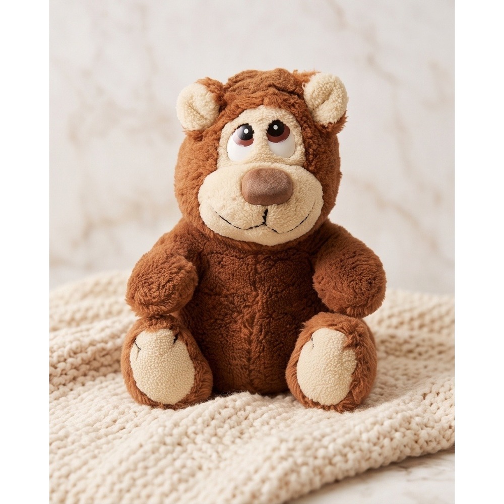 Vintage 1982 R Dakin Teddy Bear Plush Brown Stuffed Animal Toy 7" Nostalgic